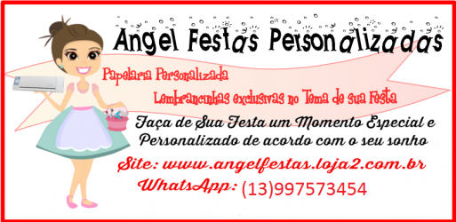 Porta Bis Personalizado - Loja Angel Festas e Lembranças